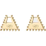 Liu Jo Elegantní trojúhelníkové náušnice z pozlacené oceli LJ3069 + 2 měsíce na vrácení zboží