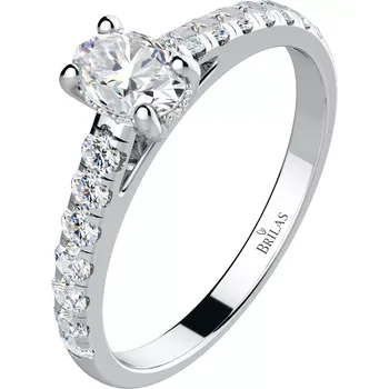 Šperk Brilanto W Briliant - zásnubní prsten z bílého zlata s brilianty