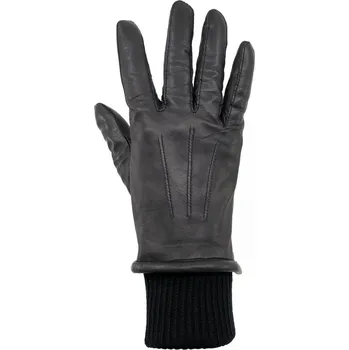 Rukavice AČR 815471 dámské kožené rukavice zimní s nápletem černé