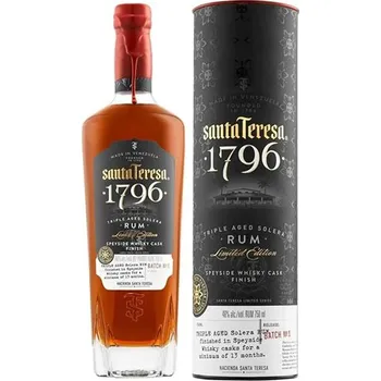 Rum Santa Teresa Solera 1796 Speyside Cask batch N°001 0,7 l
