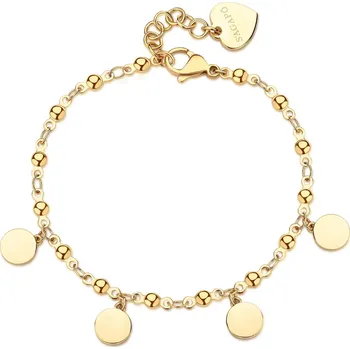 Náramek S'Agapõ Pozlacený náramek s přívěsky Elysium SUM14 + 2 měsíce na vrácení zboží