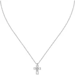 Morellato Nadčasový stříbrný náhrdelník Kříž se zirkony SATT12 + 2 měsíce na vrácení zboží