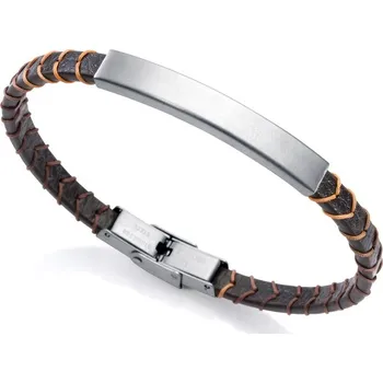 Náramek Viceroy Elegantní kožený náramek Air 1385P01011 + 2 měsíce na vrácení zboží