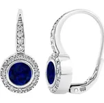 JVD Třpytivé stříbrné náušnice se zirkony SVLE0613XH2M100 + 2 měsíce na vrácení zboží