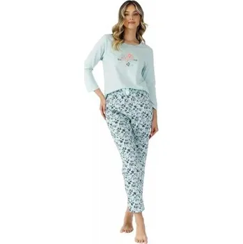 Dámské pyžamo Dámské pyžamo Asyja 1480 LEVEZA zelená světlá M