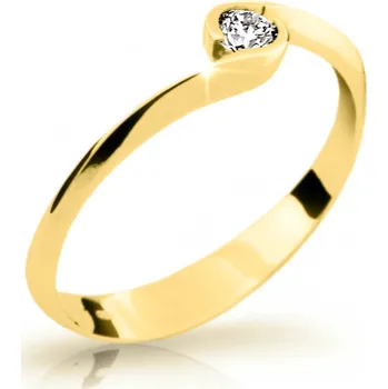 Prsten Cutie Jewellery Půvabný prsten ze žlutého zlata Z6819-1914-10-X-1 54 mm + 2 měsíce na vrácení zboží