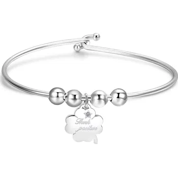 Módní doplněk S'Agapõ Pevný ocelový náramek pro štěstí Be My Always SBM60 + 2 měsíce na vrácení zboží