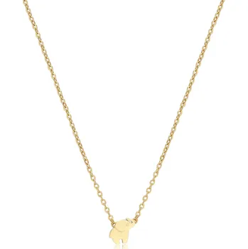 Módní doplněk S'Agapõ Pozlacený náhrdelník Slon Click SCK257 + 2 měsíce na vrácení zboží