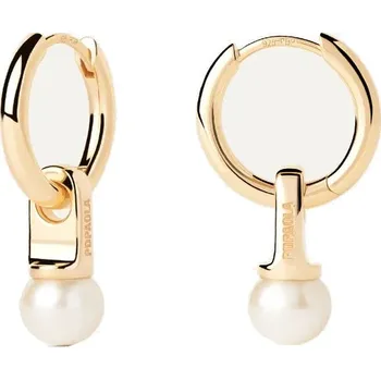 Šperk PDPAOLA Pozlacené náušnice s perlami La Perla Essentials AR01-C25-U + 2 měsíce na vrácení zboží