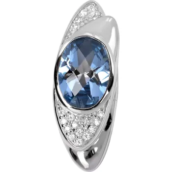 Módní doplněk Silver Cat Stříbrný přívěsek s krystaly SC056 + 2 měsíce na vrácení zboží