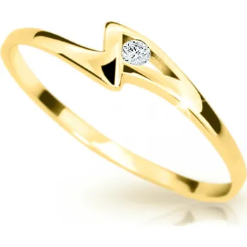 Prsten Cutie Jewellery Krásný prsten ze žlutého zlata Z6738-1138-10-X-1 48 mm + 2 měsíce na vrácení zboží