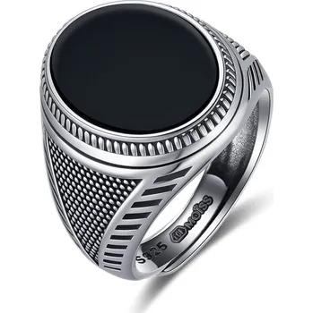 Prsten Diverse Stříbrný nastavitelný prsten pro muže DI0R0007 + 2 měsíce na vrácení zboží