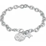 S'Agapõ Ocelový náramek s přívěsky Happy SHAM13 + 2 měsíce na vrácení zboží