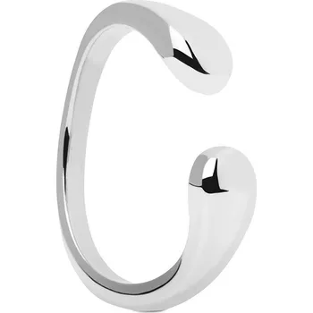 Šperk PDPAOLA Otevřený minimalistický prsten ze stříbra CRUSH Silver AN02-903 48 mm + 2 měsíce na vrácení zboží