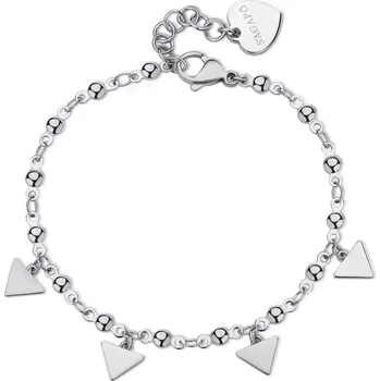 Náramek S'Agapõ Ocelový náramek s trojúhelníky Elysium SUM15 + 2 měsíce na vrácení zboží