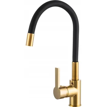 Vodovodní baterie Stojánková kuchyňská baterie Brenor BFX-gd černá