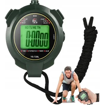 Budík DIGITÁLNÍ STOPKY ČASOVAČ BUDÍK DATUM SVĚTELNÉ STOPKY ELEKTRONICKÉ