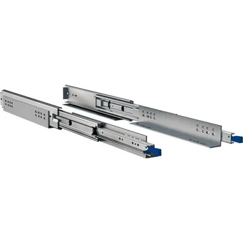 Nábytkové kování Výsuvné kolejnice Carbest s mechanickým blokováním délka 965 mm