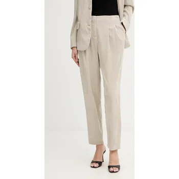 Dámské kalhoty Kalhoty Armani Exchange XW001268.AF16202 béžová 01X, vel. 36