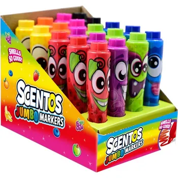 Hračka pro nejmenší Alltoys Fix voňavý Jumbo Scentos Funny Face 1 ks