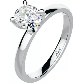 Šperk Gloro W Briliant - zásnubní prsten z bílého zlata s brilianty