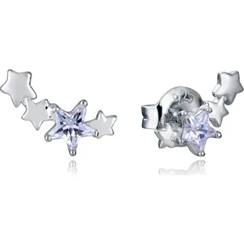 Módní doplněk Viceroy Stříbrné podélné náušnice Hvězdičky 13223E000-00 + 2 měsíce na vrácení zboží