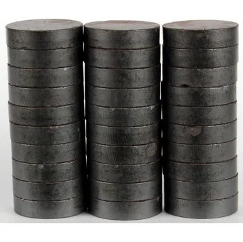 Dekorativní magnet Magnety kulaté 20mm/30ks - šedé