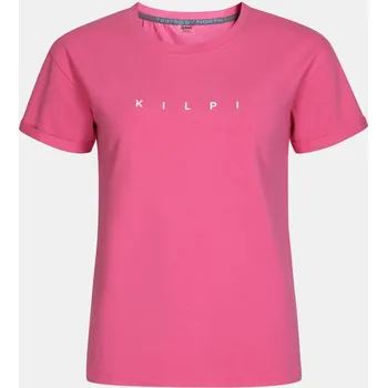 Dámské tričko Dámské bavlněné tričko s krátkým rukávem Kilpi PROLIX-W růžová 38