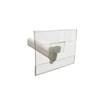 Reflex rámeček A6, cenovková kapsa, rovné rameno, PVC, šířka