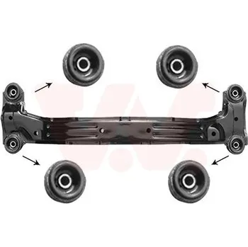 Zavěšení kol Tělo nápravy VAN WEZEL 8257629