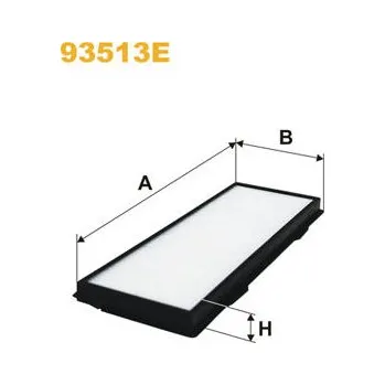 Auto-moto Filtr, vzduch v interiéru WIX FILTERS 93513E