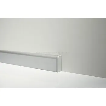 soklová lišta 78004 97/4P Koncovky k BH400 /levá a pravá/PVC stříbro/