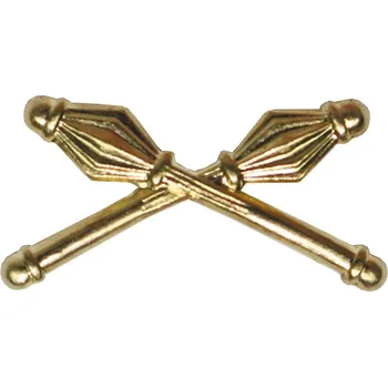 Armáda ČR Odznak rozlišovací zkřížené palcáty ČSLA důstojnický zlatý