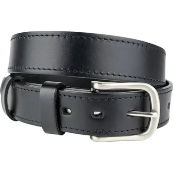 Opasek Kožedělník Mia opasek - černý Vyberte délku vašeho pasu: XS - dírky na obvod 55 - 70 cm, celý opasek včetně spony dlouhý cca 82 cm (0 Kč) Dámský kožený opasek do jeasnů