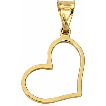 Přívěsek Lillian Vassago Zlatý přívěsek srdce LLV31-GP064