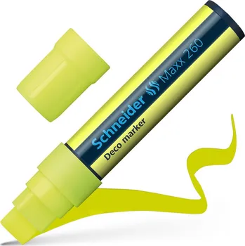 SCHNEIDER Křídový popisovač Schneider Maxx 260 - žlutý 609405