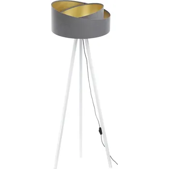 Lampička Stojací lampa GALAXY 1xE27/60W/230V šedá/bílá