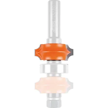 Fréza CMT Orange Tools C822 Talířová fréza zaoblovací oboustranná R3+R2 horní pro C900622, Z2 - D34x8,7 F12