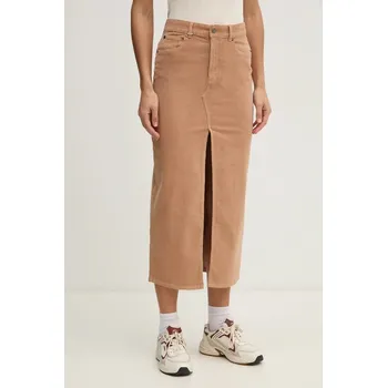 Dámské oblečení Manšestrová sukně United Colors of Benetton 41ULD0045 oranžová 24X, vel. 28