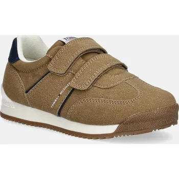 Dívčí tenisky Dětské tenisky Tommy Hilfiger T1X9.34103.30.34 hnědá 88X, EUR 34