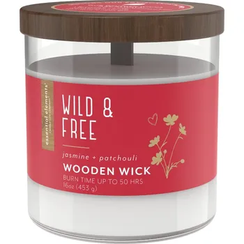 Svíčka Candle-lite Vonná svíčka s dřevěným knotem Wild & Free - 454g