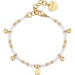 S'Agapõ Korálkový náramek s přívěsky Hvězda Glint SGI15 + 2 měsíce na vrácení zboží