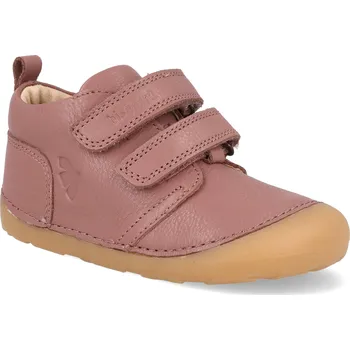 Barefoot dětské kotníkové boty Bisgaard - Carter Heather růžové Velikost: 23