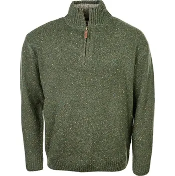 Dámský svetr Vlnka Pánský vlněný svetr S10 zelená velikost oblečení L