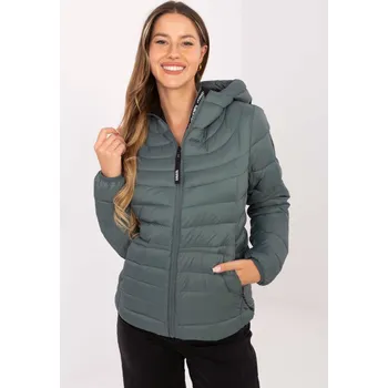 Prošívaná zimní bunda Sublevel tmavě zelená EU velikost: S