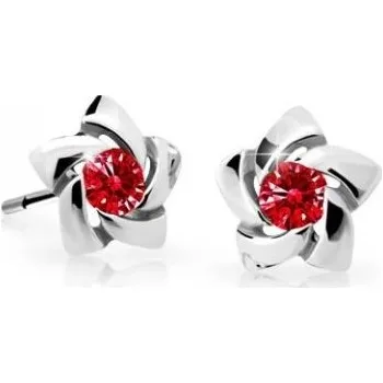 Náušnice Cutie Jewellery Dětské náušnice z bílého zlata C2201-30-X-2 červená + 2 měsíce na vrácení zboží