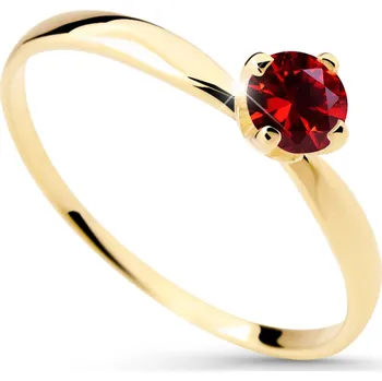 Prsten Cutie Diamonds Půvabný prsten ze žlutého zlata s rubínem DZ6726-2365-RU-X-1 54 mm + 2 měsíce na vrácení zboží
