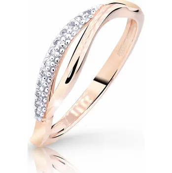 Prsten Cutie Jewellery Půvabný prsten z bílého zlata se zirkony Z8054-10-X-4 65 mm + 2 měsíce na vrácení zboží