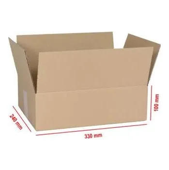 Archivační box Klopová krabice - 3vrstvá, 336 x 246 x 110 mm (A4), ks