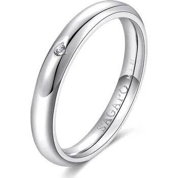 Módní doplněk S'Agapõ Pánský snubní prsten s krystalem For Love SFV40 61 mm + 2 měsíce na vrácení zboží